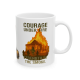 11oz Courage Under Fire – Strength in the Smoke Firefighter Mug